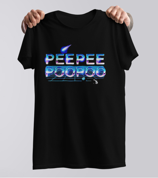 Peepeepoopoo Vaporwave Aesthetic Retro Synthwave T-Shirt