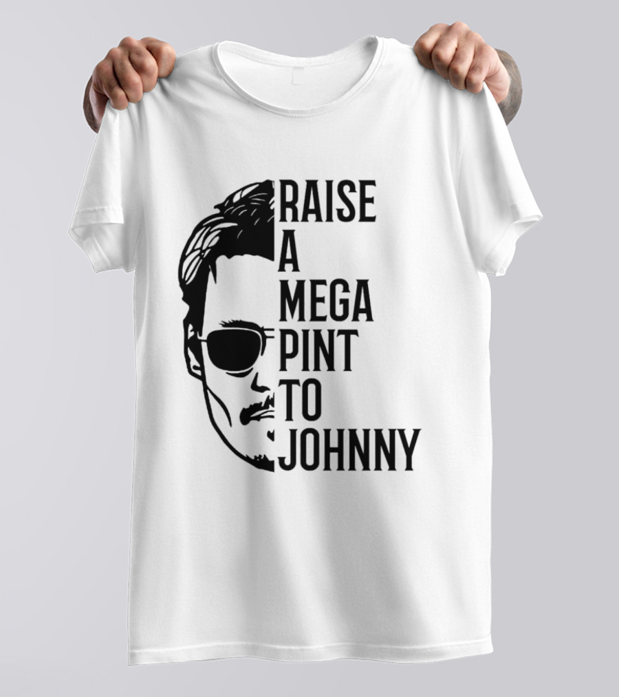 Raise A Mega Pint To Johnny T-Shirt