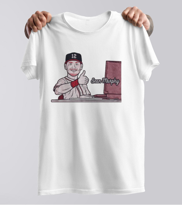 Sean Murphy Thumbs Up Baseball Player 12 Computer Desk T-Shirt