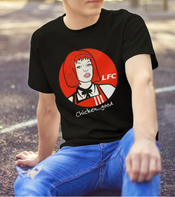 Chicken Good LFC Retro Style Redhead T-Shirt