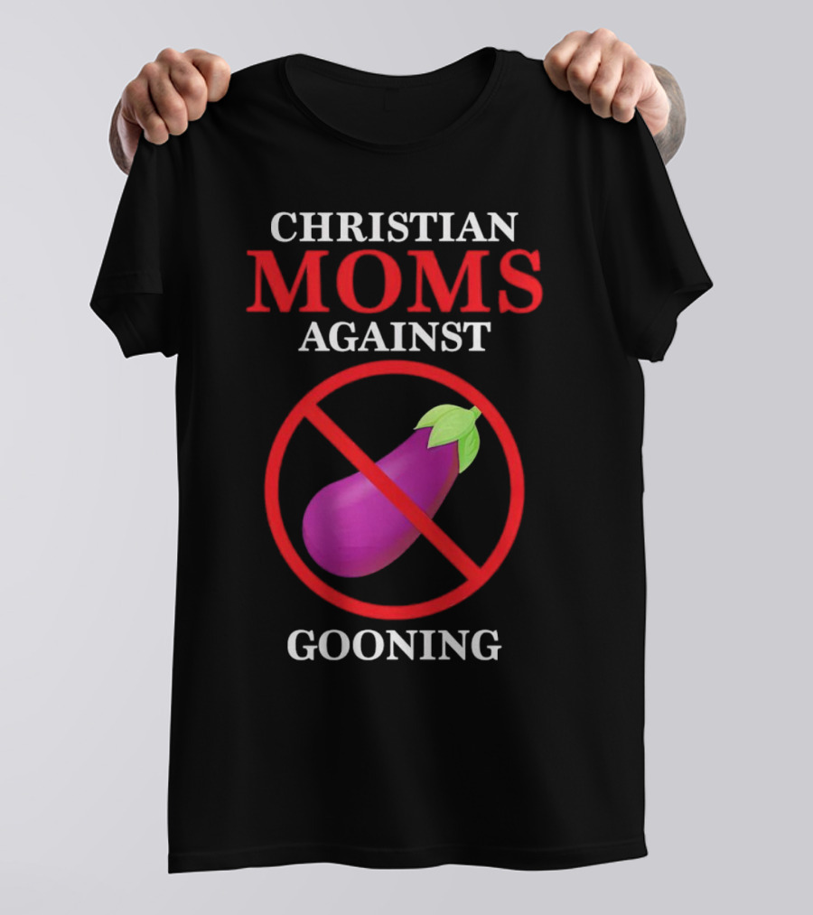 Christian Moms Against Gooning Emoji T-Shirt