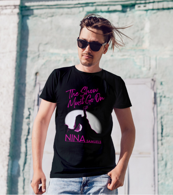 Nina Samuels The Show Must Go On Spotlight T-Shirt
