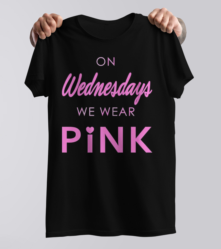 On Wednesdays We Wear Pink Mean Girls Movie T-Shirt