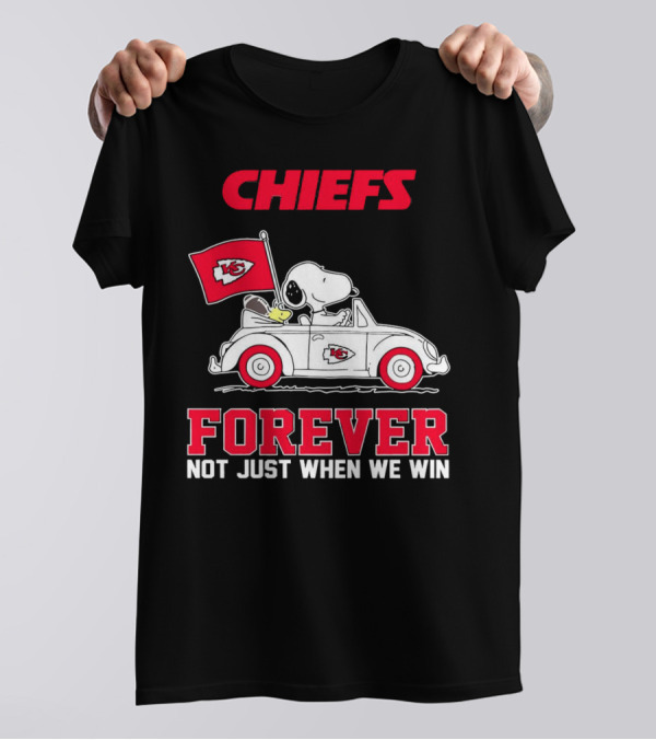 Chiefs Snoopy Forever Not Just When We Win T-Shirt