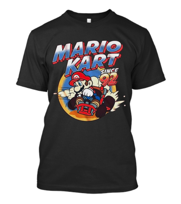 Mario Kart Since 92 Racing Adventure Retro Vibes T-Shirt