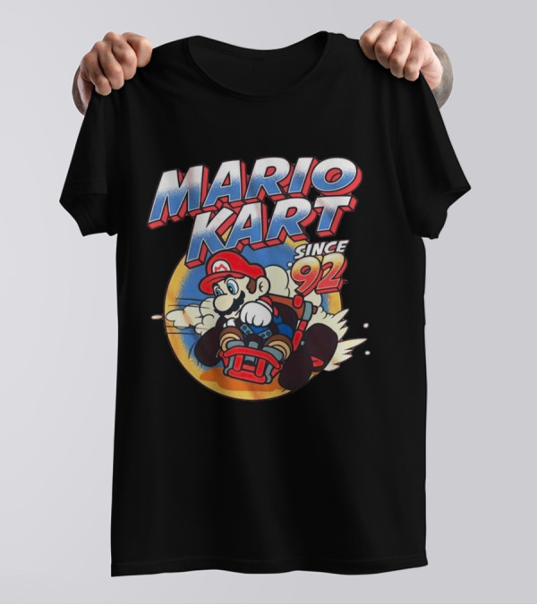 Mario Kart Since 92 Racing Adventure Retro Vibes T-Shirt