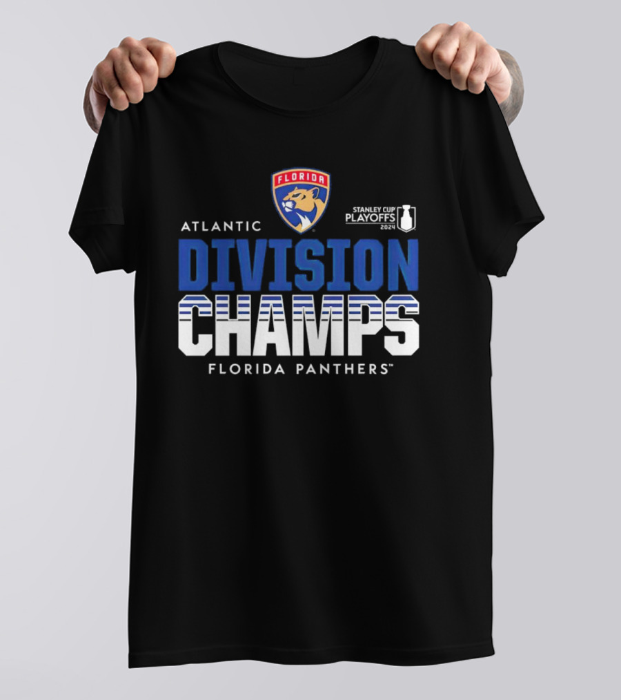 Florida Panthers Atlantic Division Champs Stanley Cup Playoffs T-Shirt