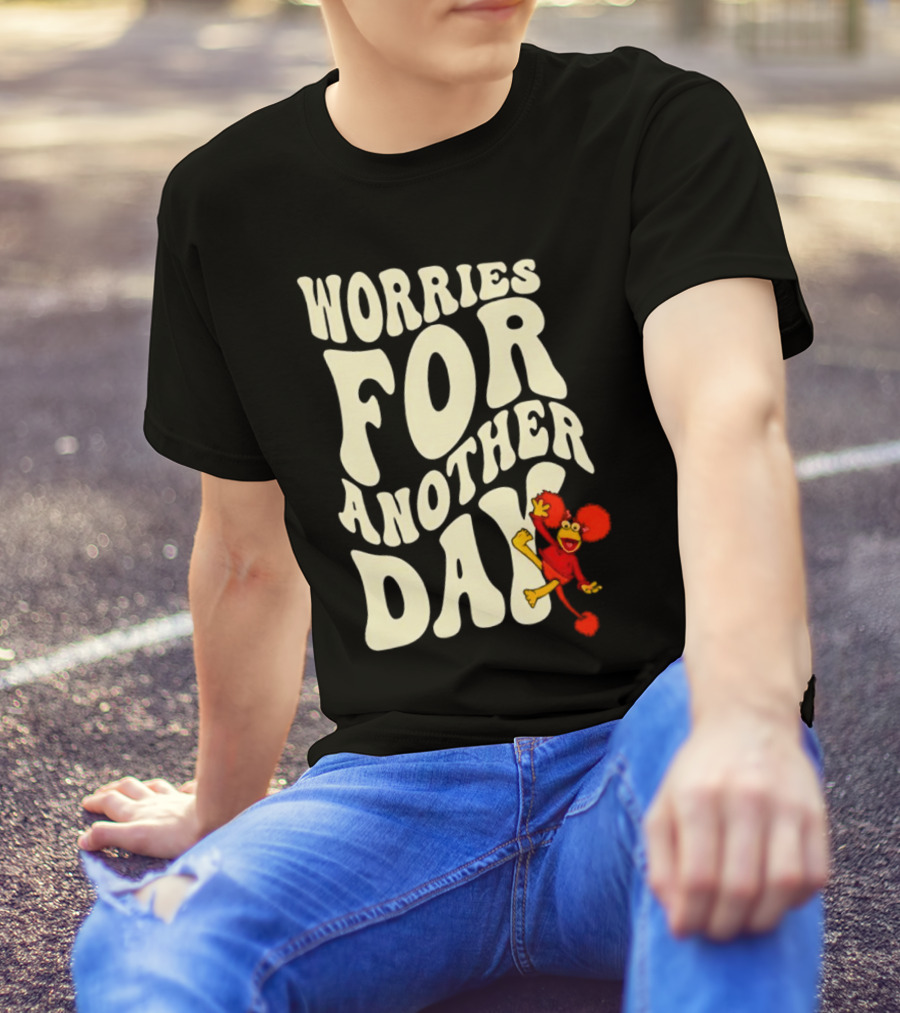 Fraggle Rock Worries For Another Day Red Muppet Character T-Shirt