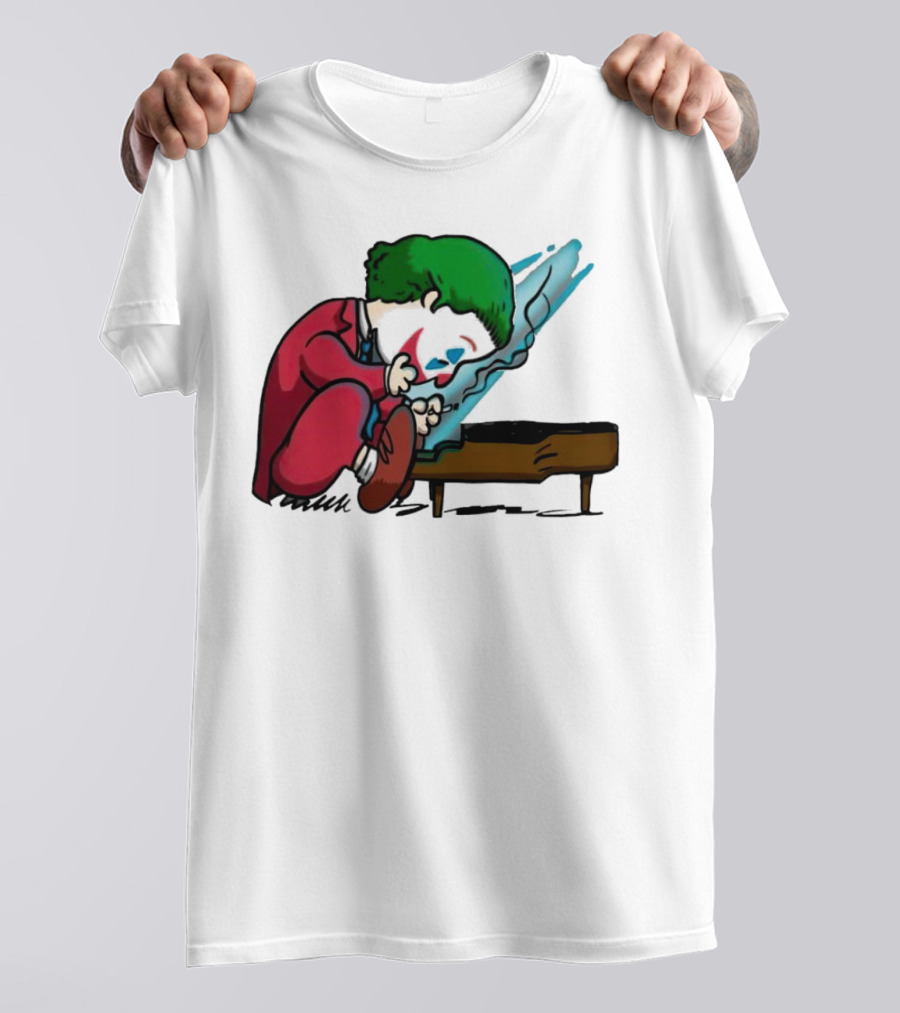 Joker Playing The Piano In Peanuts Charlie Brown T-Shirt