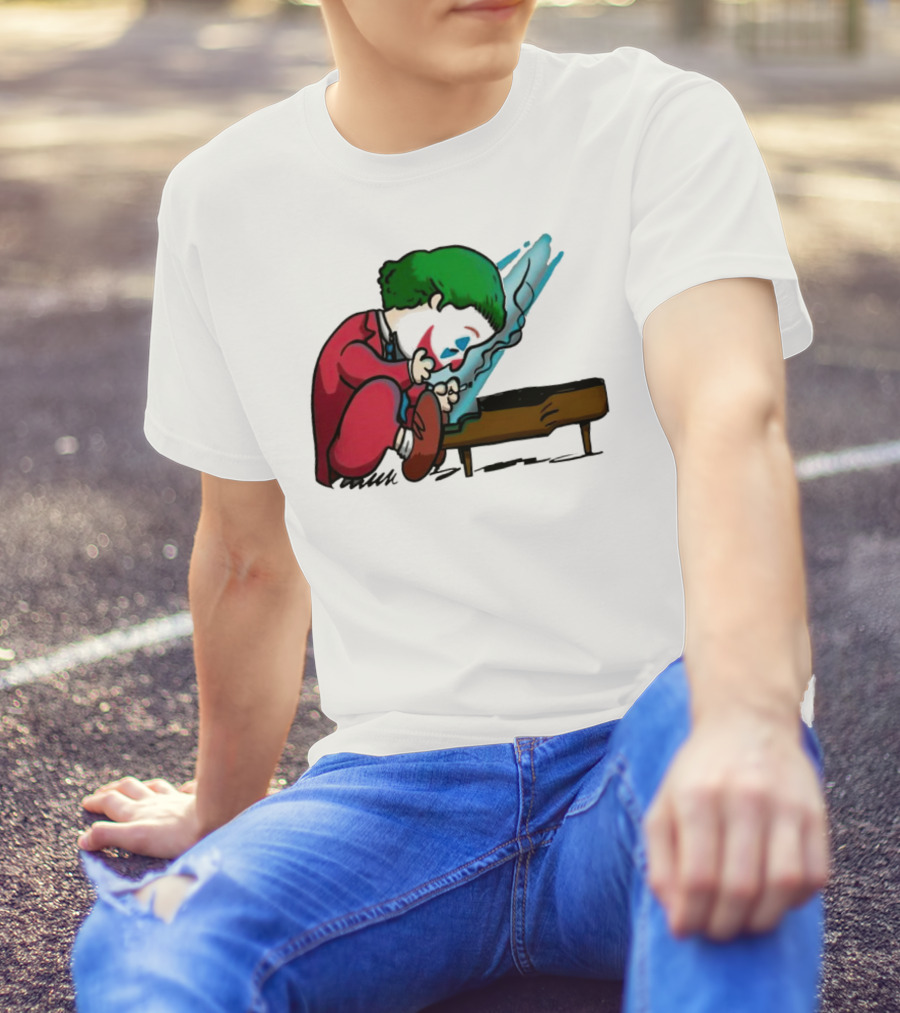 Joker Playing The Piano In Peanuts Charlie Brown T-Shirt
