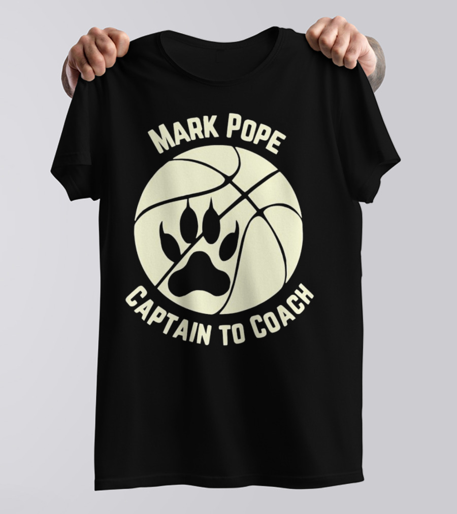 Mark Pope Captain To Coach Kentucky Basketball Legend T-Shirt