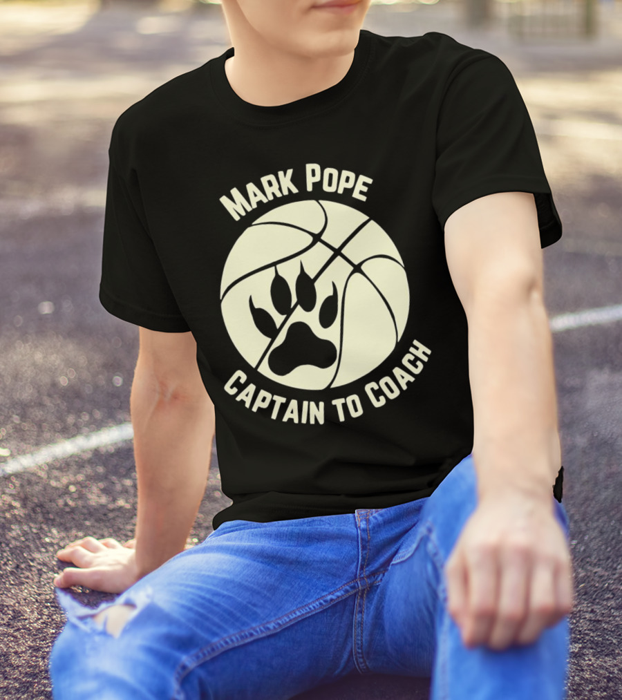Mark Pope Captain To Coach Kentucky Basketball Legend T-Shirt