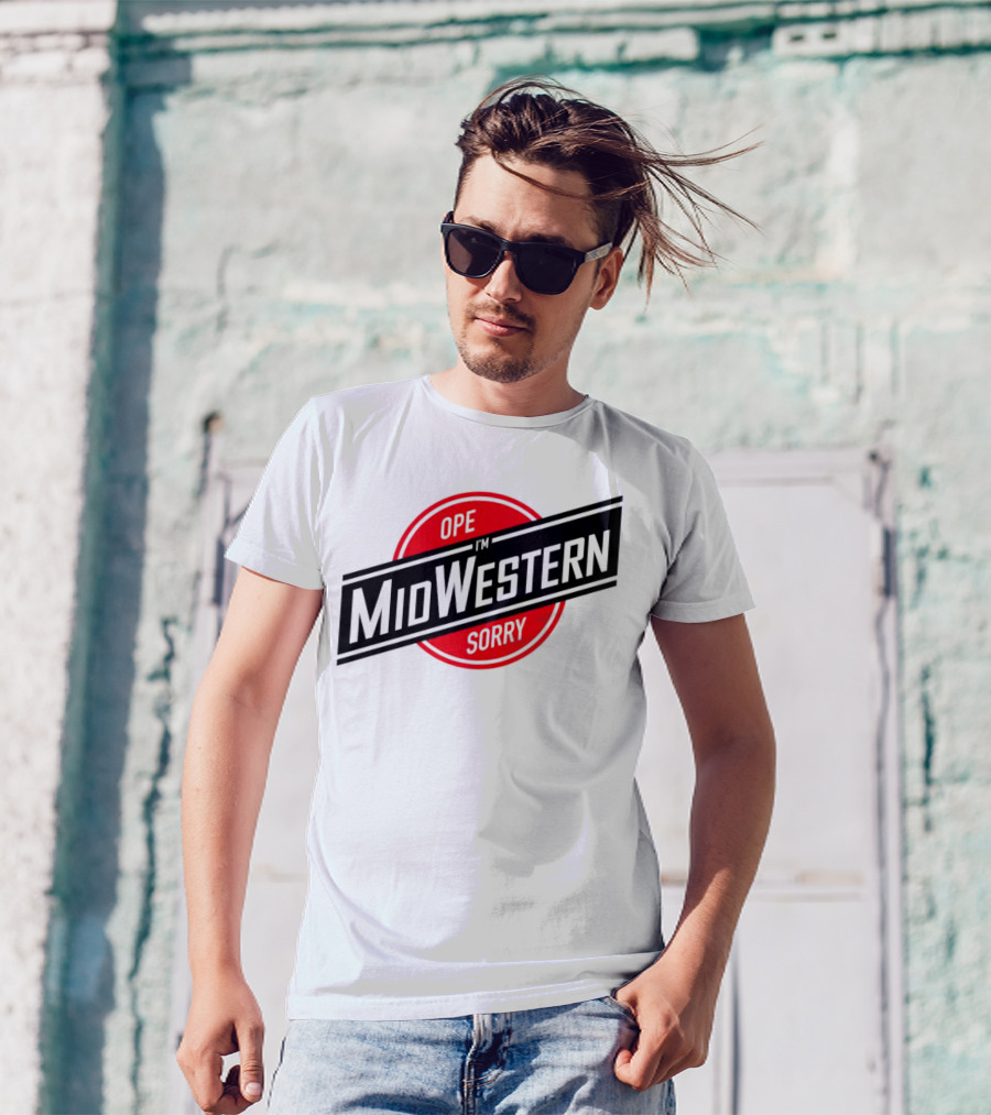 Ope I'm Sorry Midwestern Red Circle T-Shirt