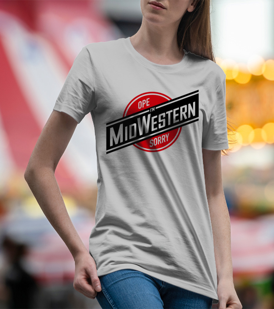 Ope I'm Sorry Midwestern Red Circle T-Shirt