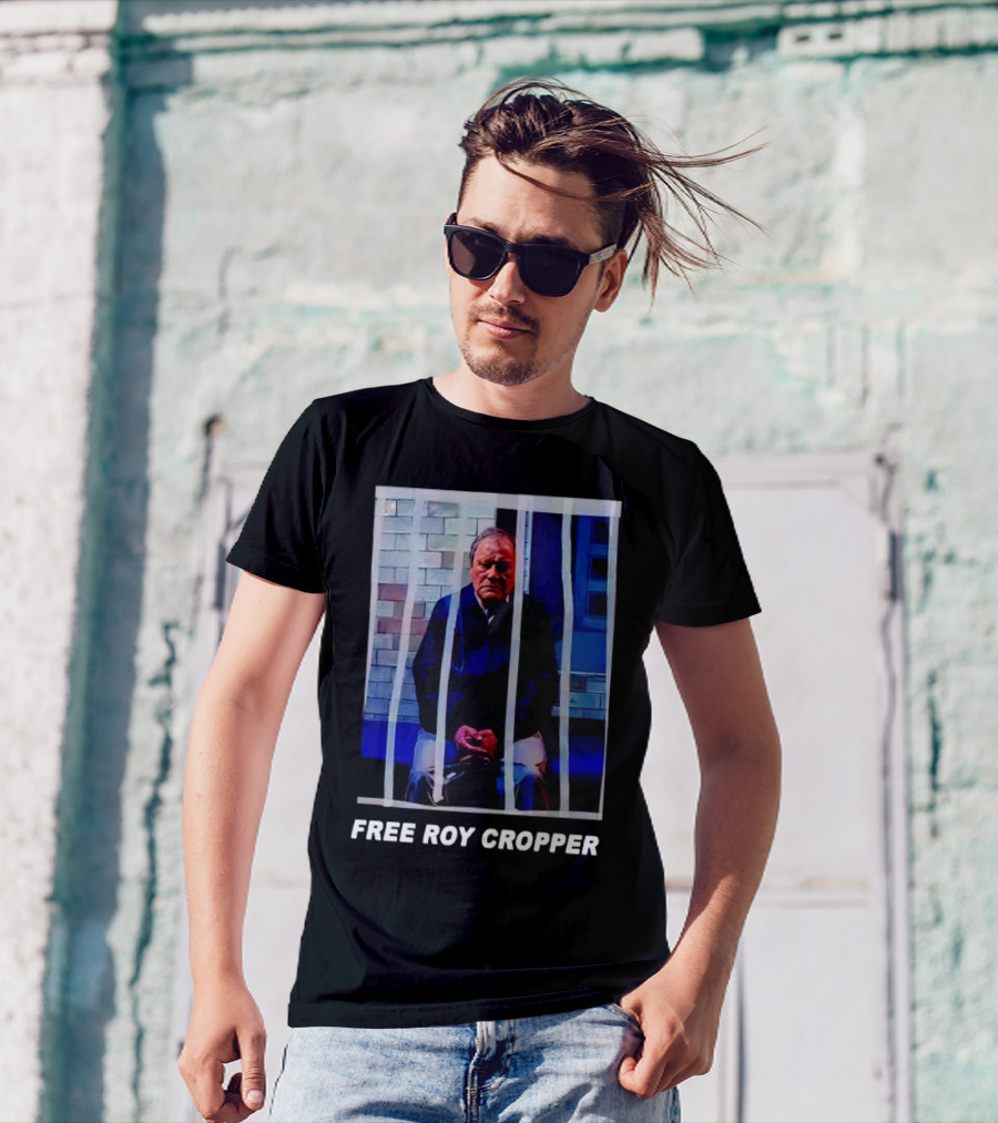 Coronation Street Free Roy Cropper Jail Image T-Shirt