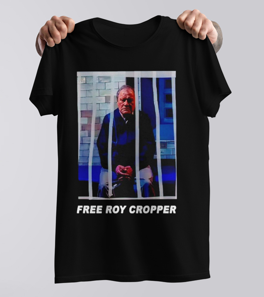 Coronation Street Free Roy Cropper Jail Image T-Shirt
