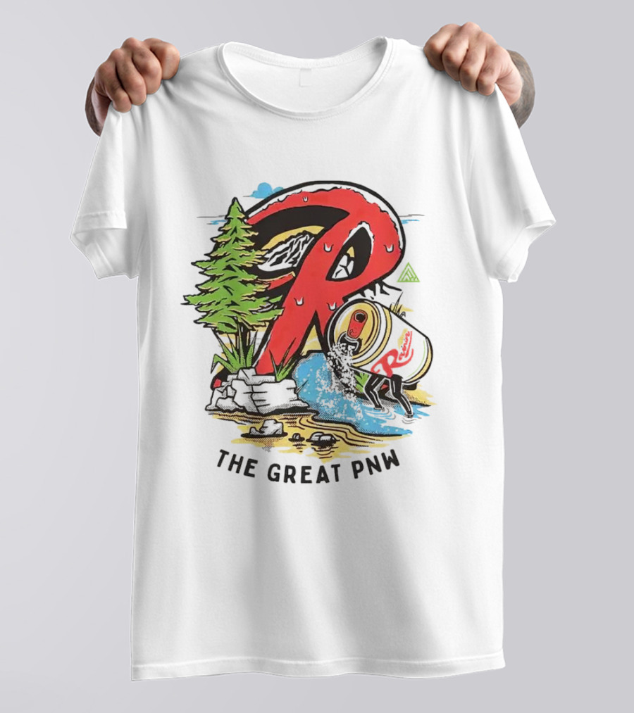 Rainier Beer The Great PNW Adventure Refresh T-Shirt