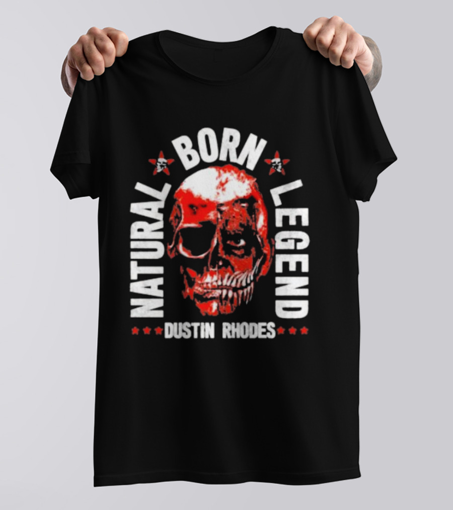 Dustin Rhodes Natural Born Legend Skull T-Shirt