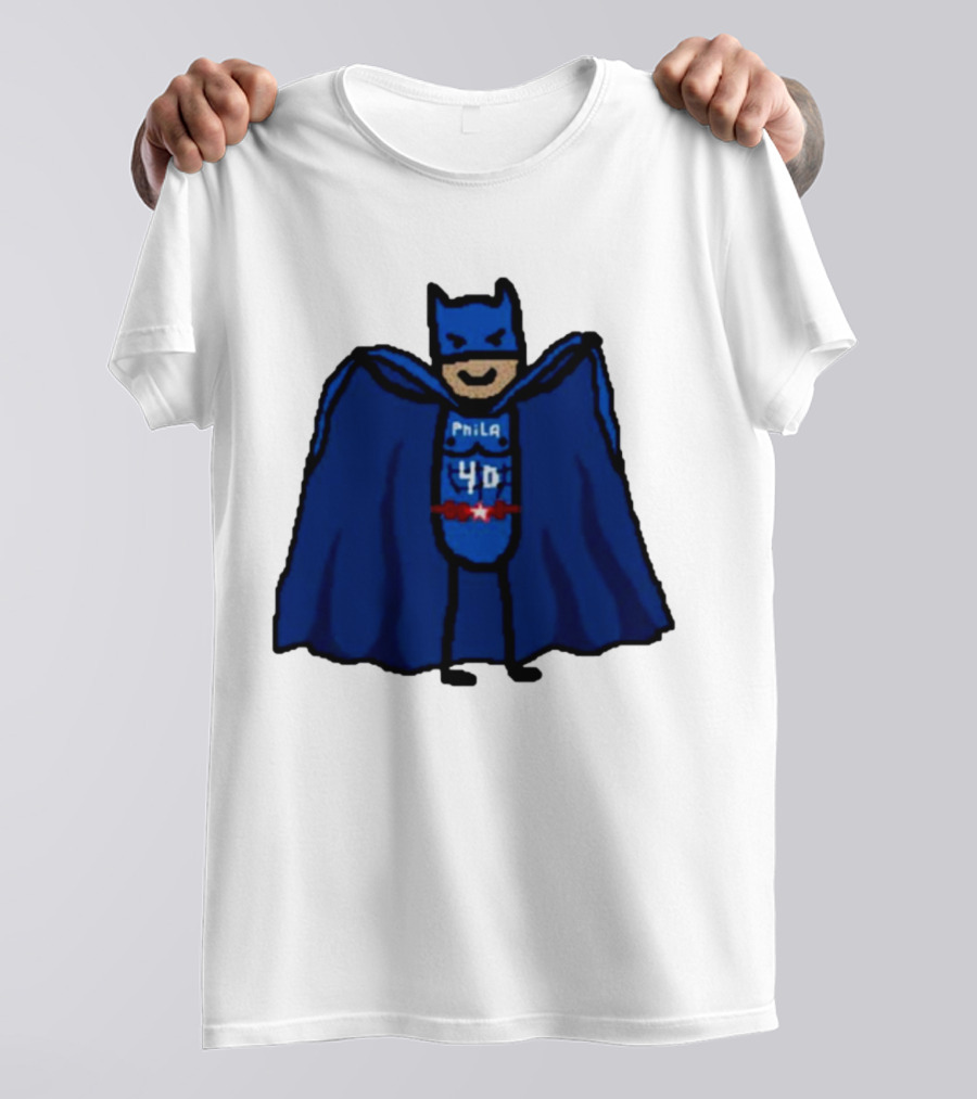 Nicolas Batum Man Batman Phila 40 T-Shirt
