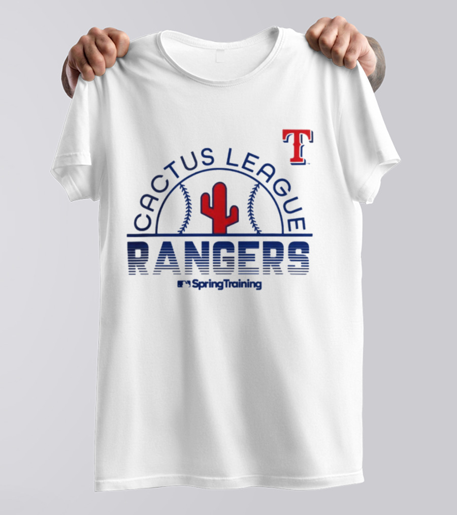Texas Rangers Cactus League 2024 MLB #1 Spring Training T-Shirt