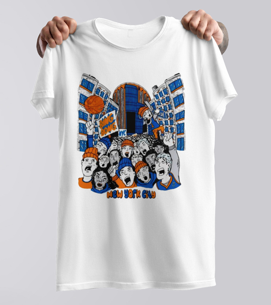New York City Knicks NBA Bang Bong NYC Basketball Fans T-Shirt