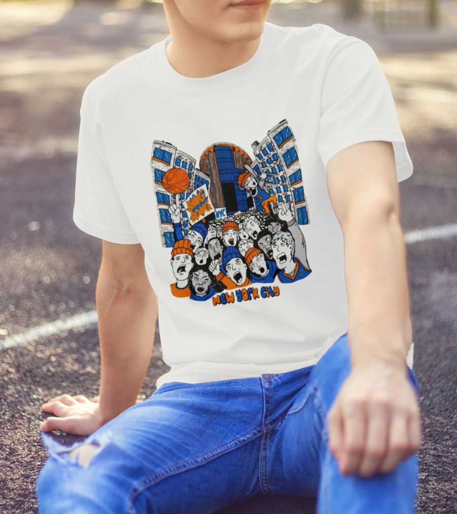 New York City Knicks NBA Bang Bong NYC Basketball Fans T-Shirt