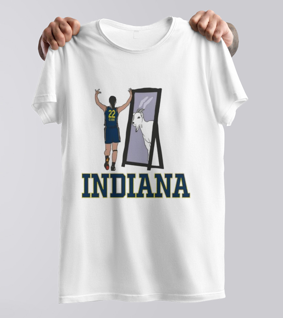 Indiana Caitlin Clark 22 Mirror Goat T-Shirt