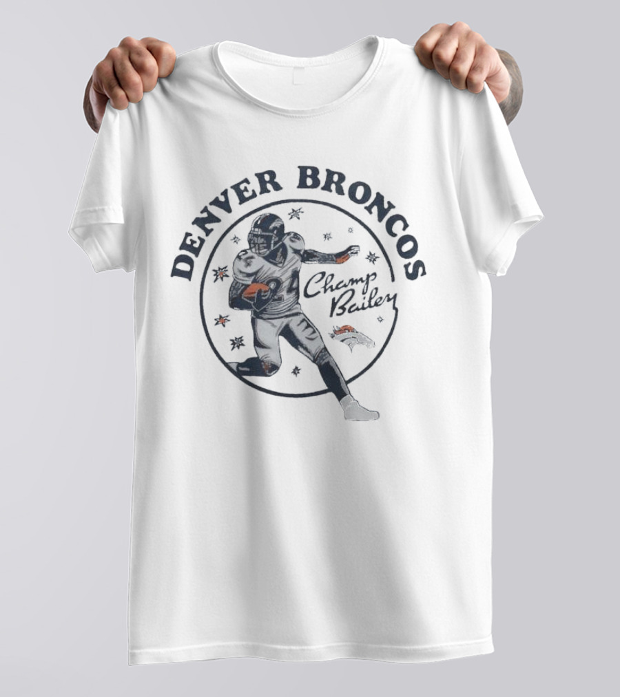 Denver Broncos Champ Bailey Football Legend T-Shirt
