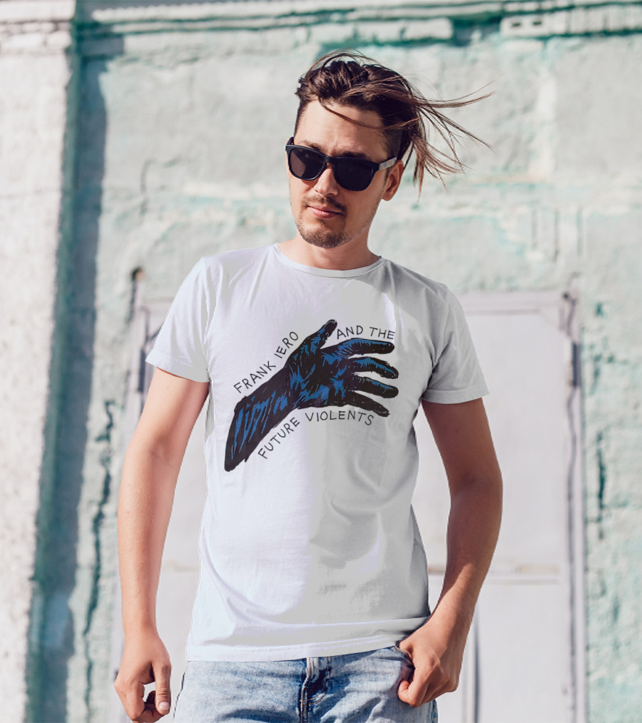 Frank Iero And The Future Violents Blue Hand T-Shirt