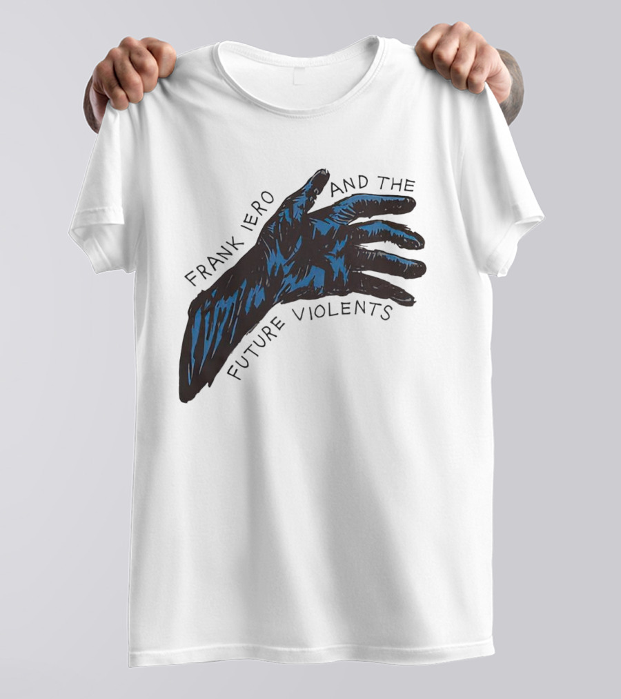 Frank Iero And The Future Violents Blue Hand T-Shirt