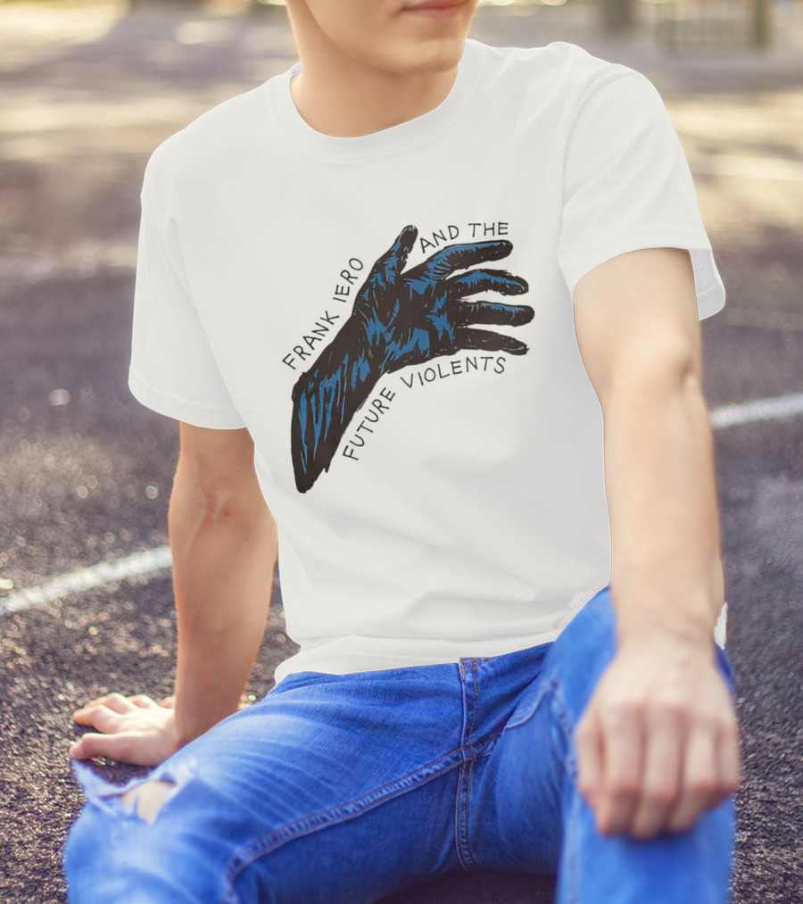 Frank Iero And The Future Violents Blue Hand T-Shirt