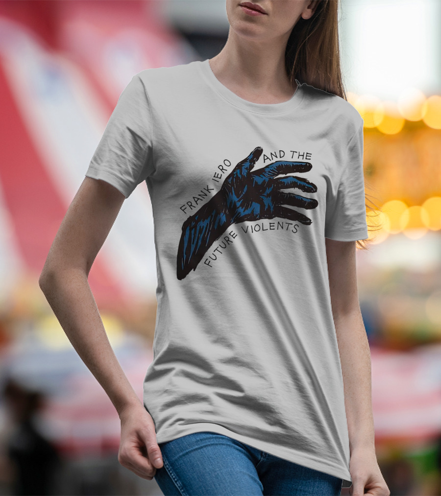 Frank Iero And The Future Violents Blue Hand T-Shirt