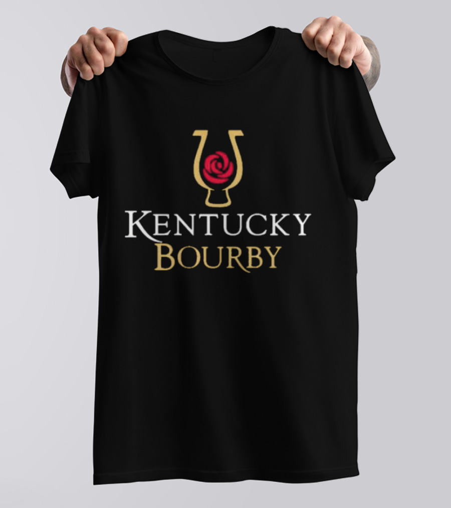 Kentucky Bourby Horseshoe Rose Bourbon T-Shirt