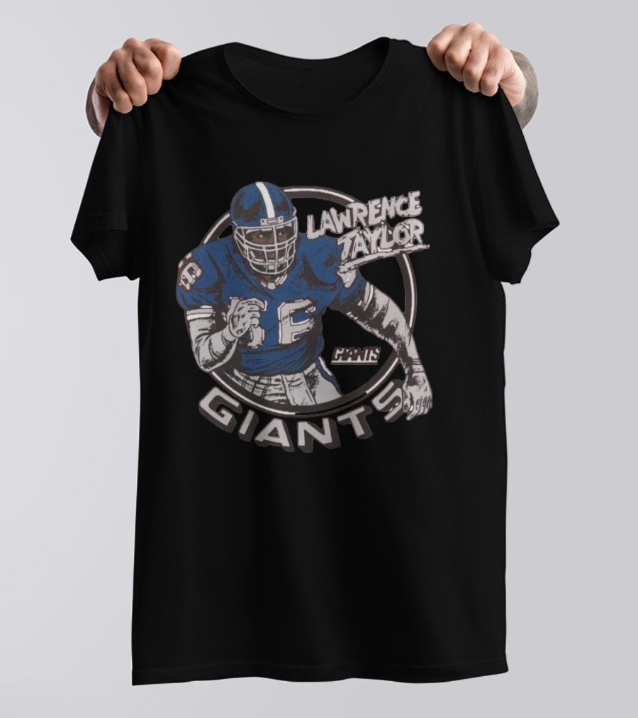 New York Giants Lawrence Taylor Giants Circle T-Shirt