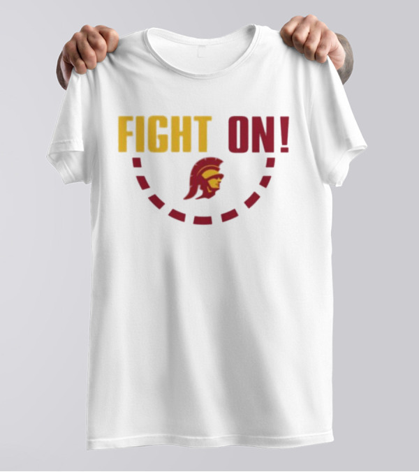 FIGHT ON USC Trojans Trojan Head T-Shirt