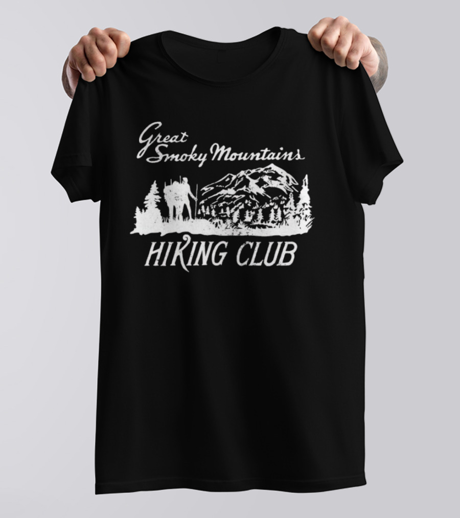 Great Smoky Mountains Hiking Club Scenic Mountain Adventure T-Shirt