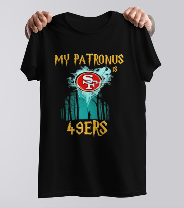 My Patronus Is San Francisco 49ers SF Logo With Forest Scene T-Shirt