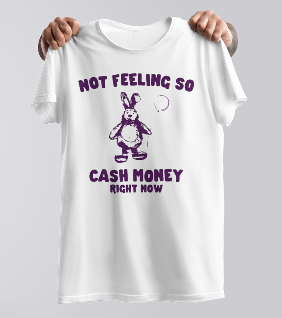 Bunny Not Feeling So Cash Money Right Now T-Shirt