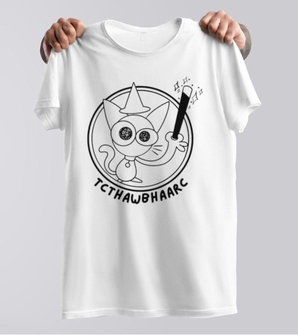 TCTHAWBHAARC Cat Wizard Magic Wand T-Shirt