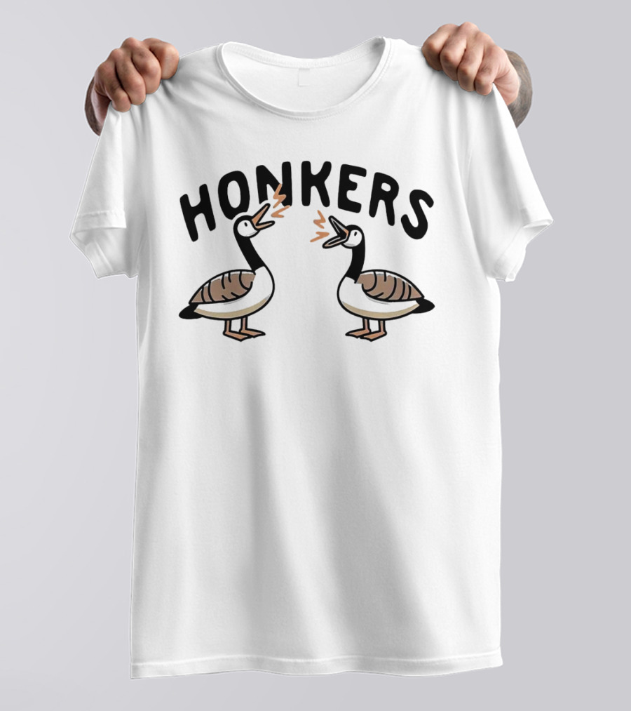 HONKERS Ducks Geese Cartoon Humor T-Shirt