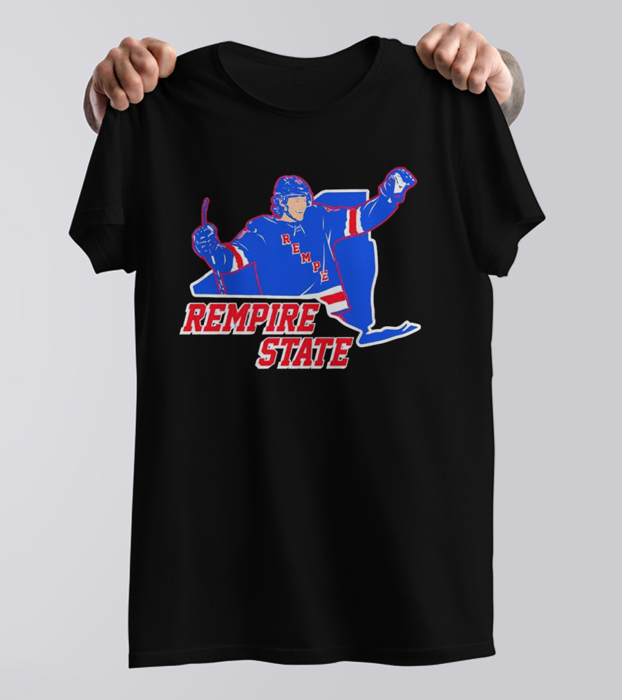 Matt Rempe Rempire State Hockey New York Rangers T-Shirt