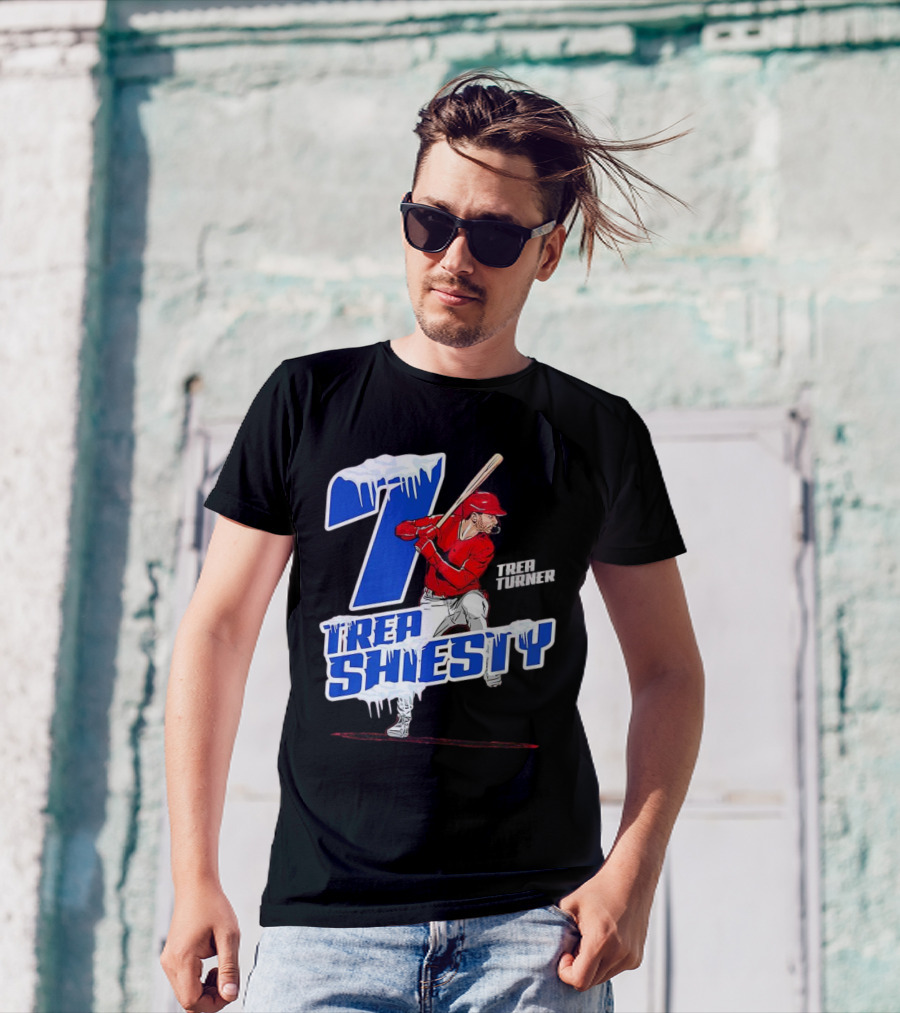 Trea Shiesty 7 Icy Trea Turner Philadelphia Phillies Baseball T-Shirt