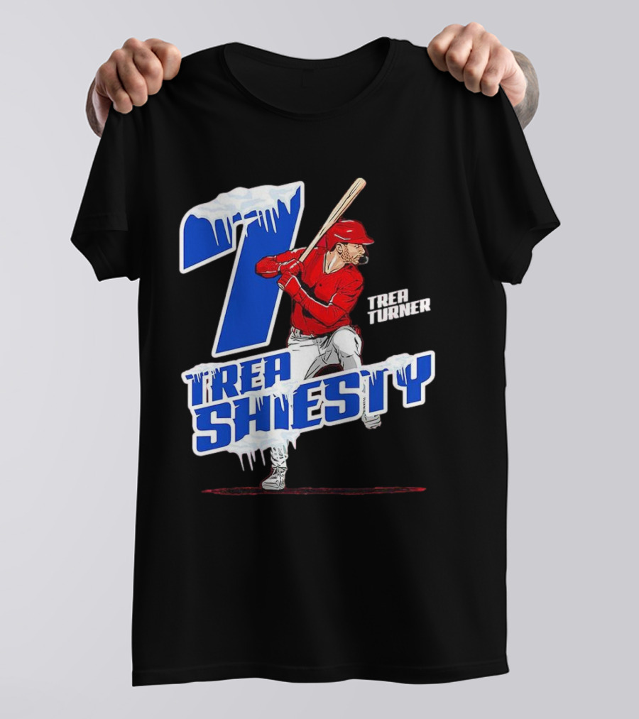 Trea Shiesty 7 Icy Trea Turner Philadelphia Phillies Baseball T-Shirt