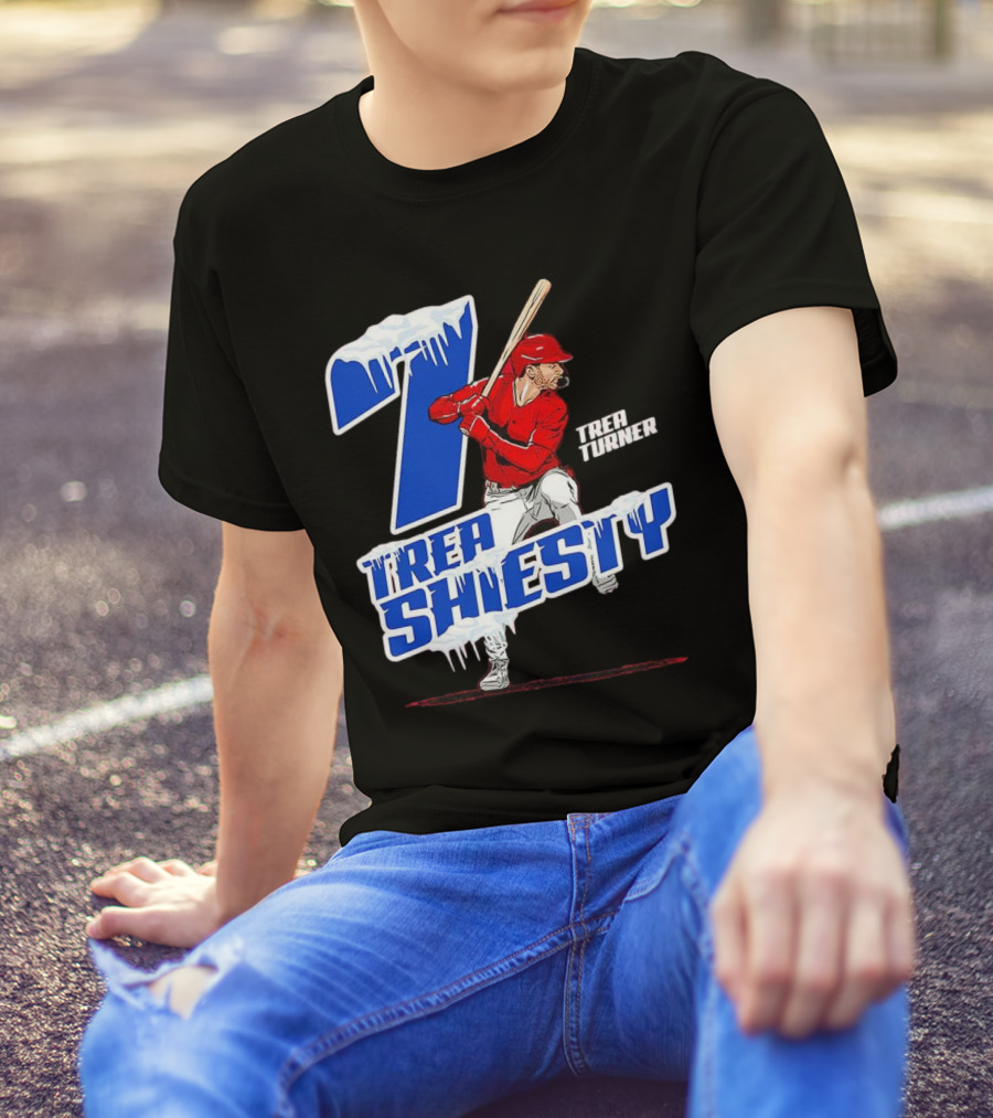 Trea Shiesty 7 Icy Trea Turner Philadelphia Phillies Baseball T-Shirt