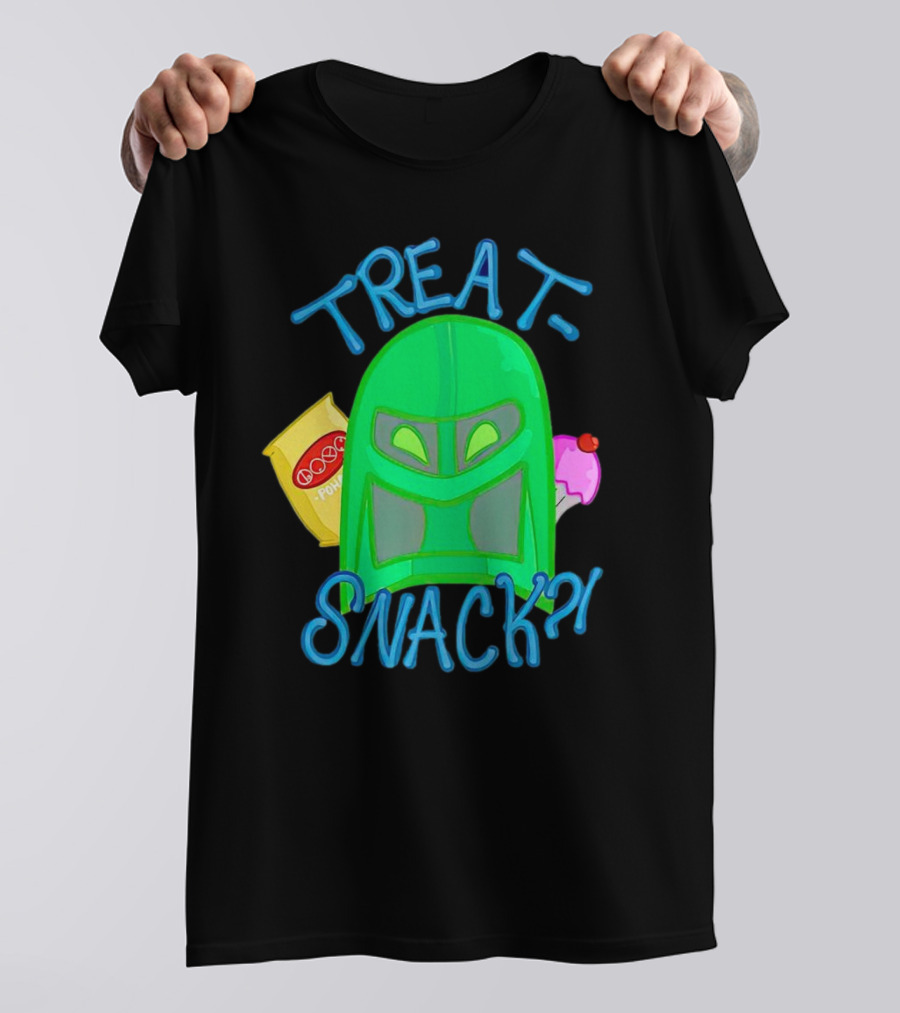 Treat Snack Helmet With Ice Cream And Space Snacks T-Shirt