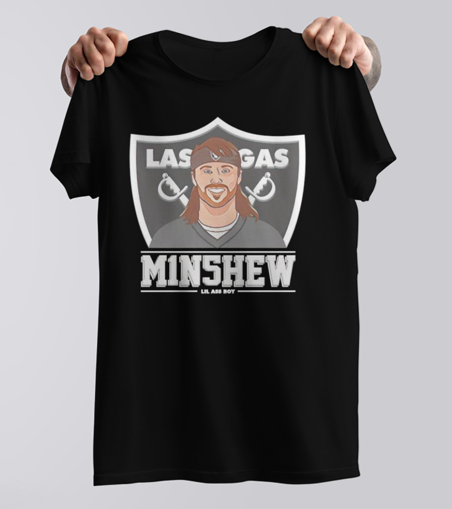 Las Vegas Raiders Minshew M1N5HEW Lil Ass Boy T-Shirt