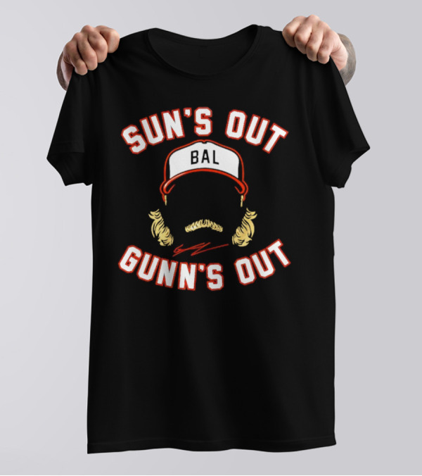 Gunnar Henderson Sun’s Out Gunn’s Out BAL Cap T-Shirt