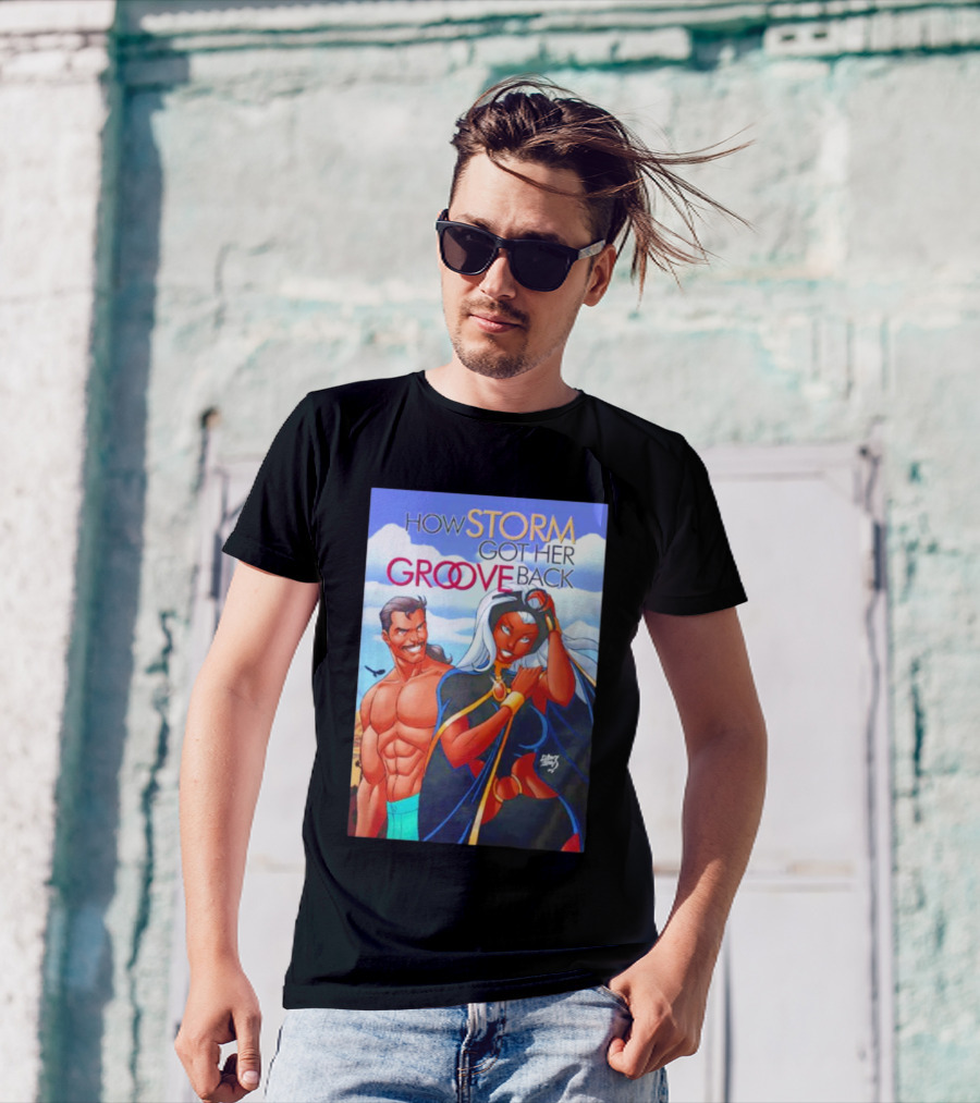 How Storm Got Her Groove Back Comic Style Cover T-Shirt
