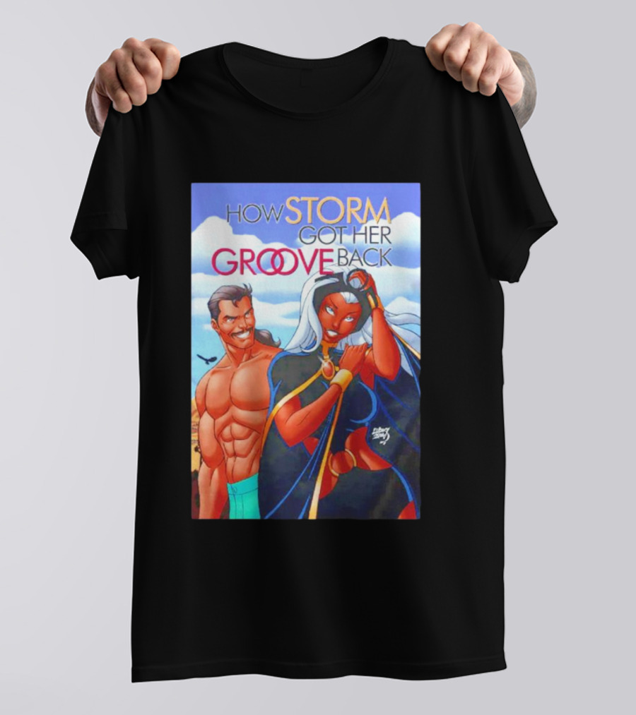 How Storm Got Her Groove Back Comic Style Cover T-Shirt