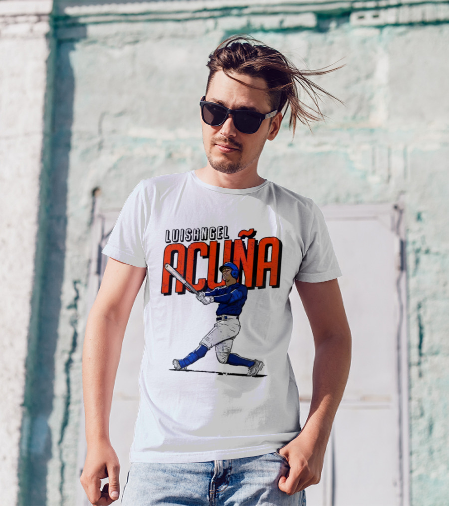 Luisangel Acuna Baseball Hitter Action T-Shirt